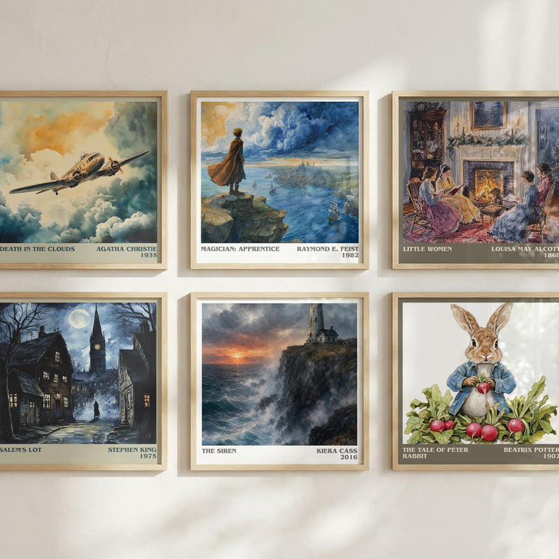 The Siren literary art print colour and style options – Kiera Cass book art
