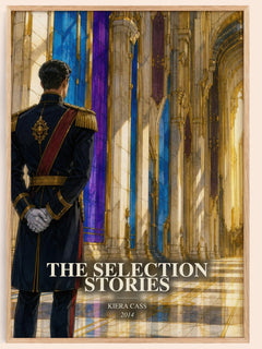 The Selection Stories watercolour book poster by Kiera Cass – framed literary art print