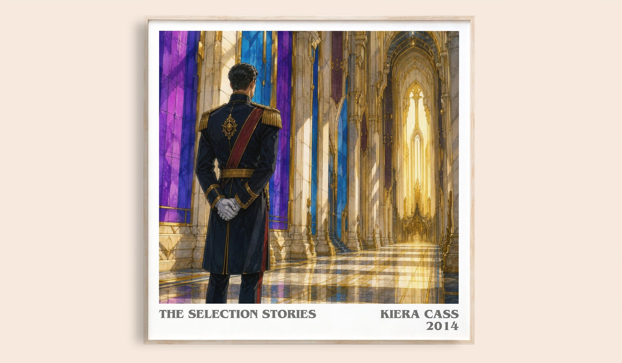 The Selection Stories Literary Art Print by Kiera Cass