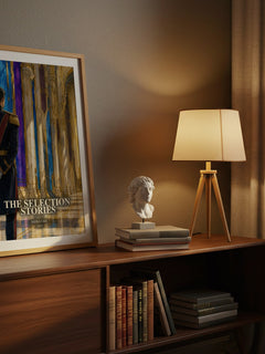 The Selection Stories watercolour print on bookshelf – Kiera Cass fan gift