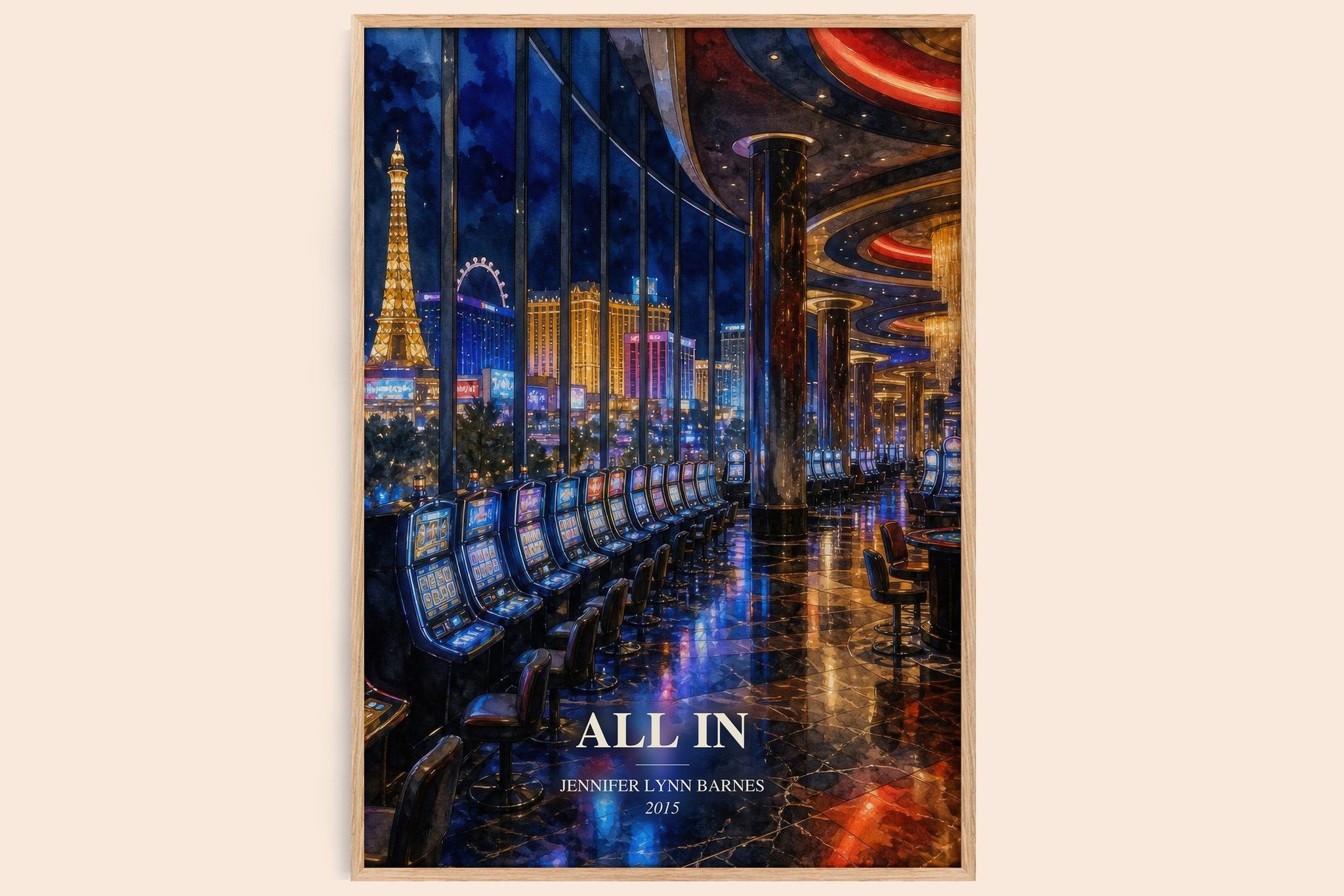 All In Book Watercolour Illustration by Jennifer Lynn Barnes