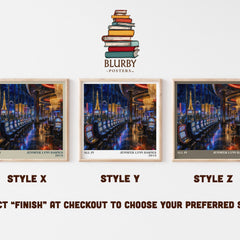 All In literary print in frame leaning in hallway – young adult wall art