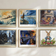 All In literary art print colour and style options – Jennifer Lynn Barnes book art