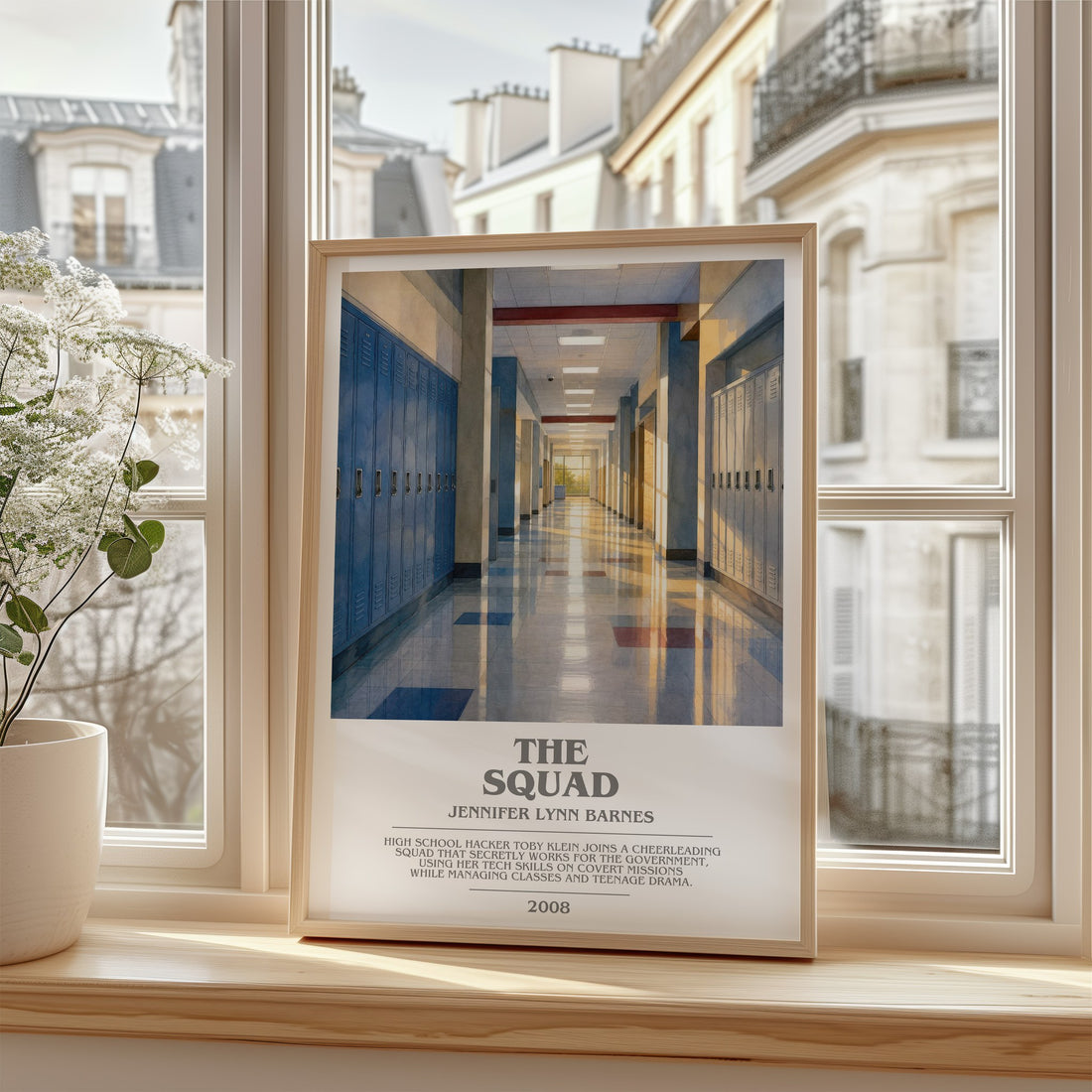 The Squad bookish poster colour and style options – Jennifer Lynn Barnes book art