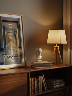 The Squad watercolour print on bookshelf – Jennifer Lynn Barnes fan gift