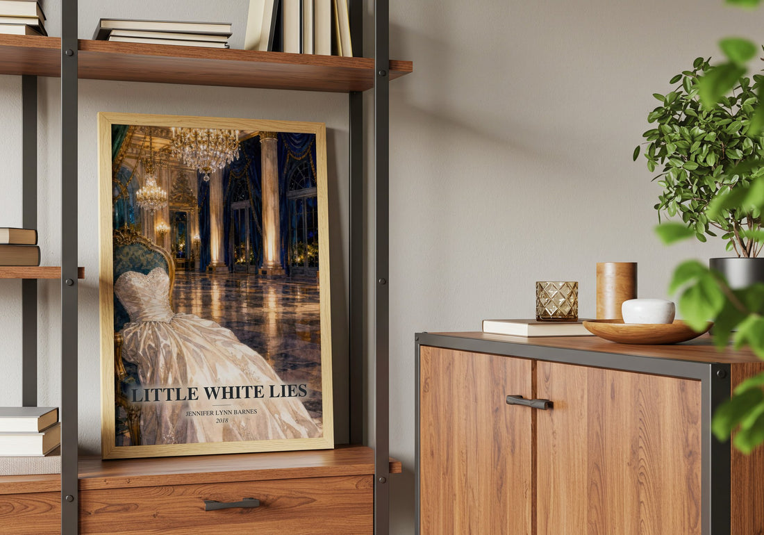 Little White Lies book watercolour illustration paper finish options – matte satin gloss
