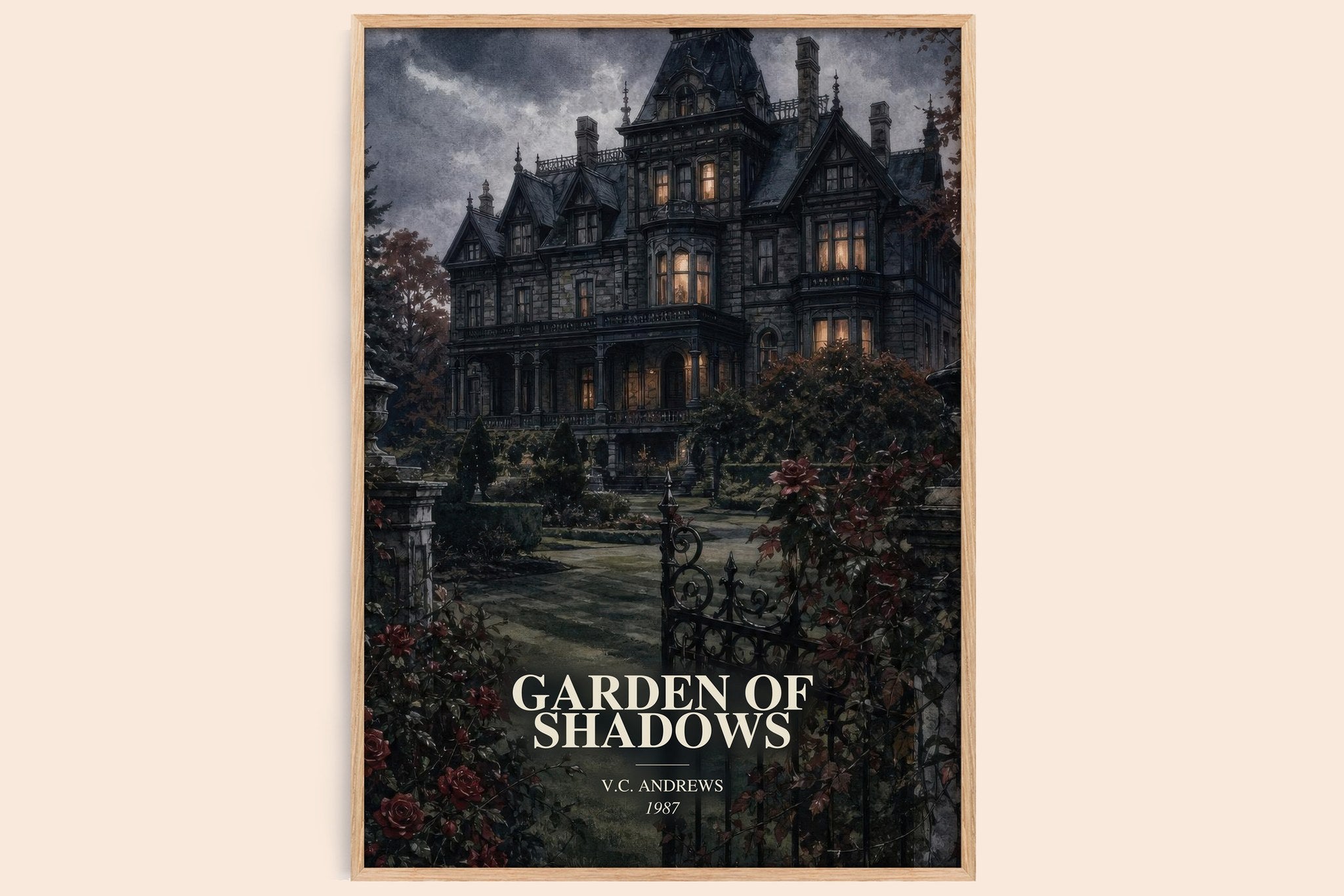 Garden of Shadows Book Watercolour Illustration by V.C. Andrews