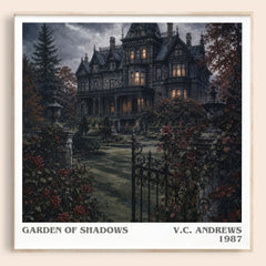 Garden of Shadows literary book poster by V.C. Andrews – framed literary art print