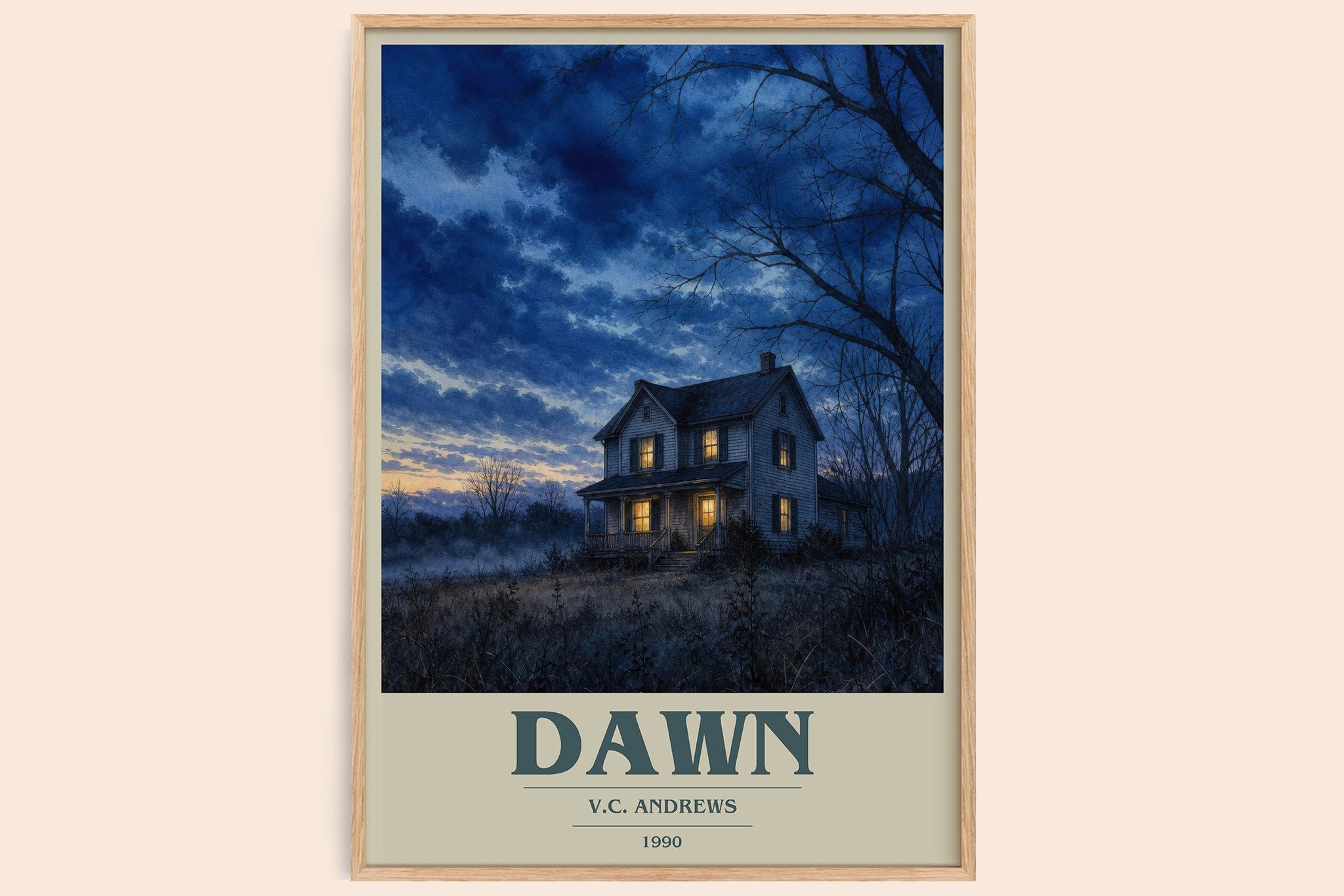 Dawn Book Cover Poster by V.C. Andrews