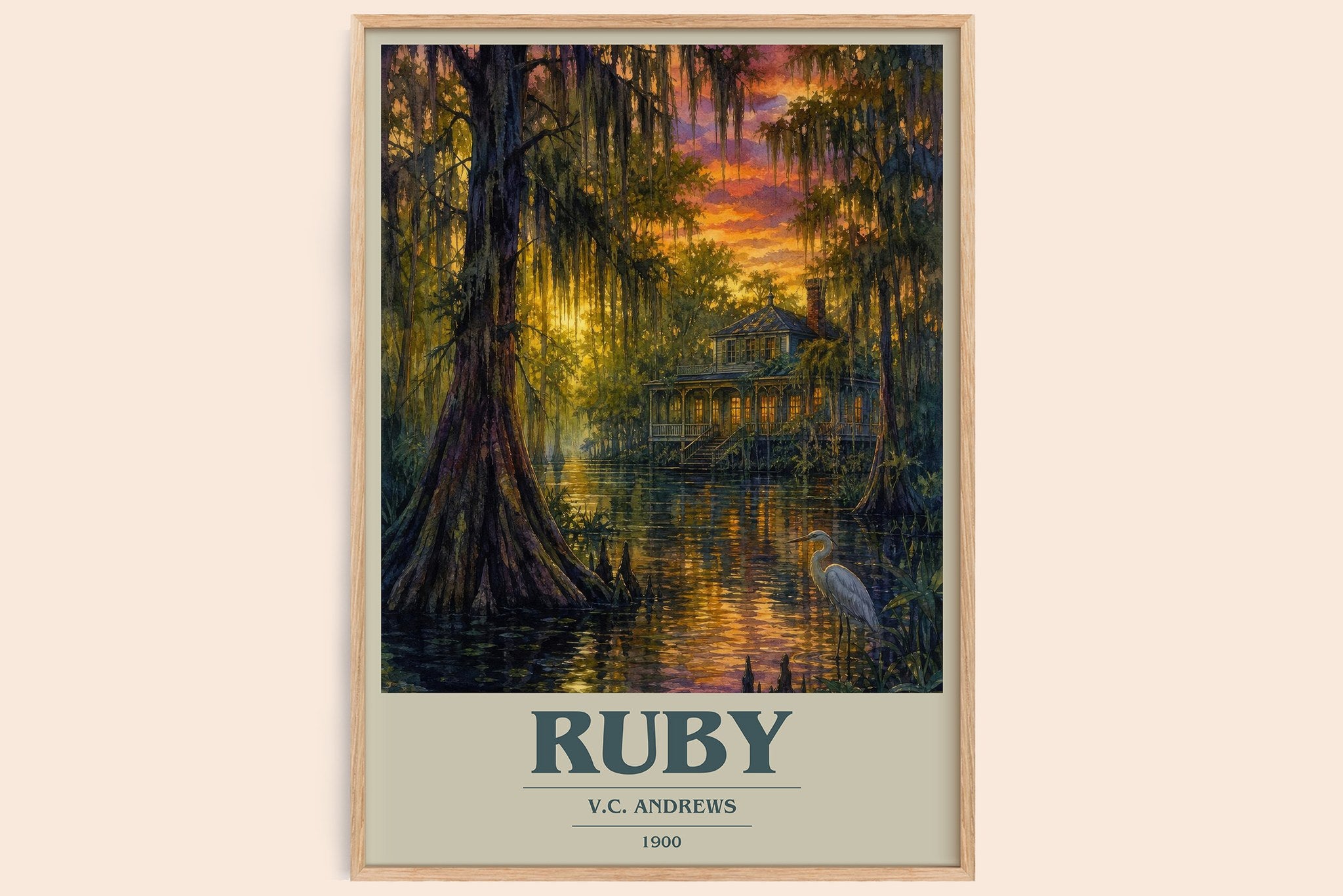 Ruby Book Cover Poster by V.C. Andrews