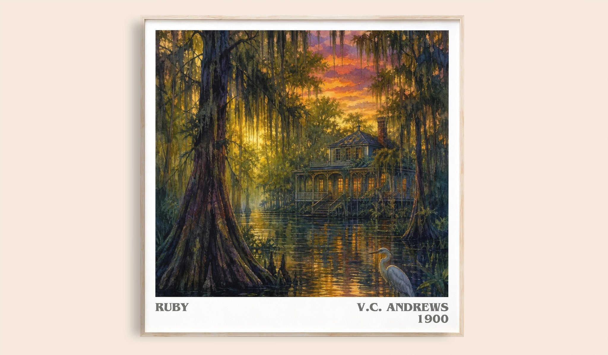 Ruby Literary Art Print by V.C. Andrews