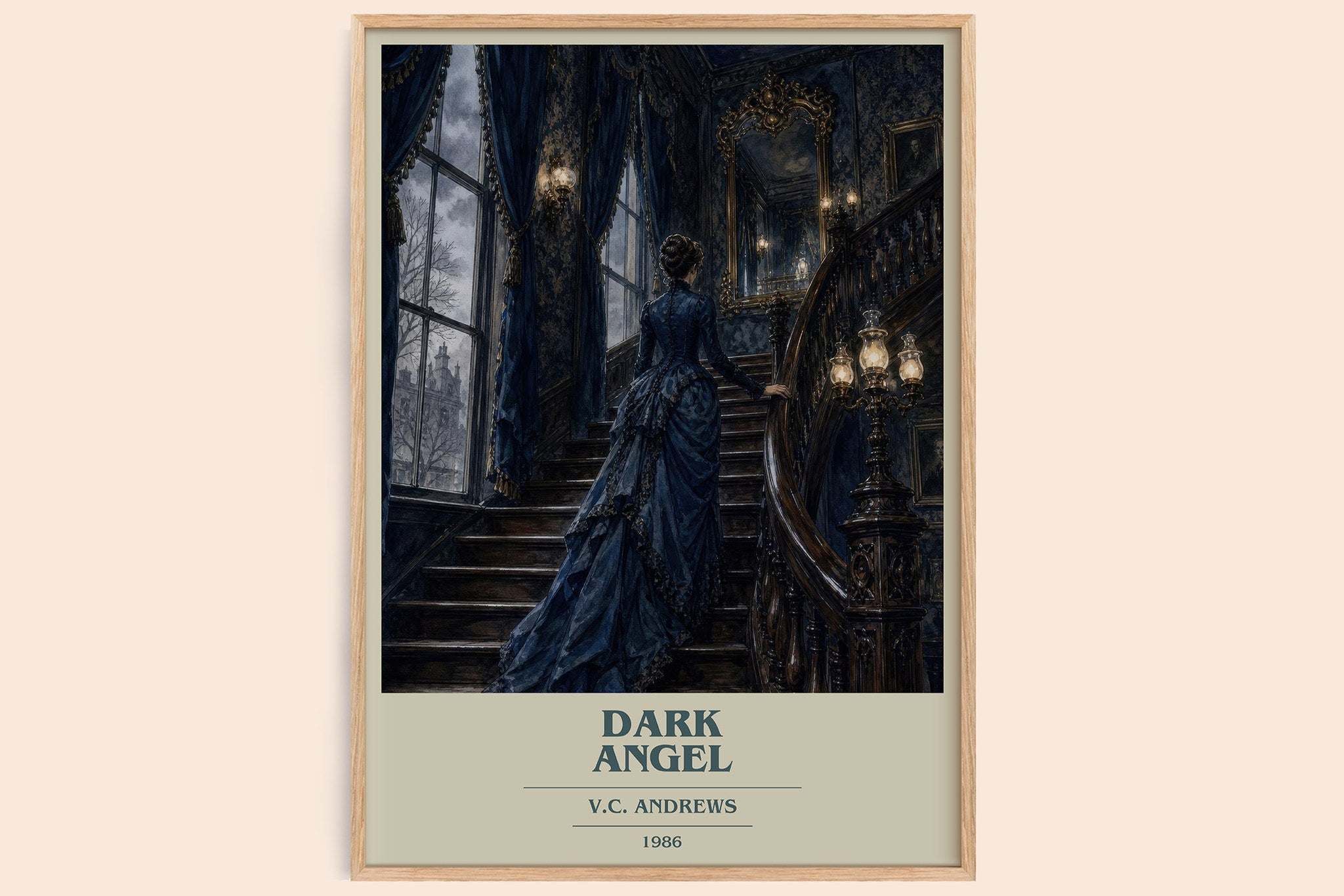 Dark Angel Book Cover Poster by V.C. Andrews