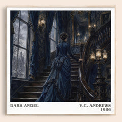 Dark Angel literary book poster by V.C. Andrews – framed literary art print