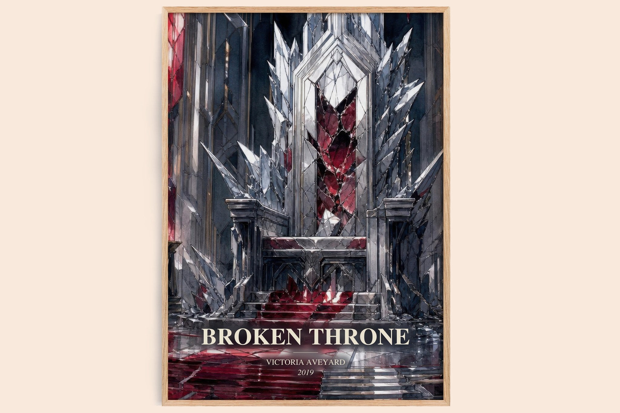 Broken Throne Book Watercolour Illustration by Victoria Aveyard