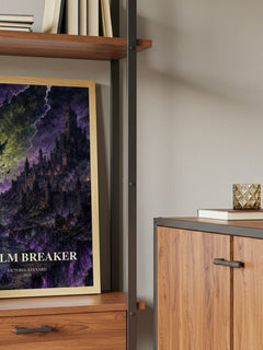 Realm Breaker book watercolour illustration paper finish options – matte satin gloss