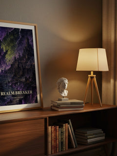 Realm Breaker watercolour print on bookshelf – Victoria Aveyard fan gift