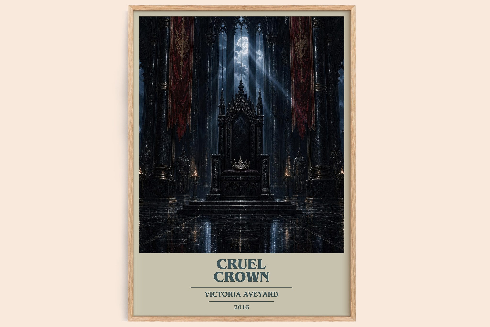 Cruel Crown Book Cover Poster by Victoria Aveyard