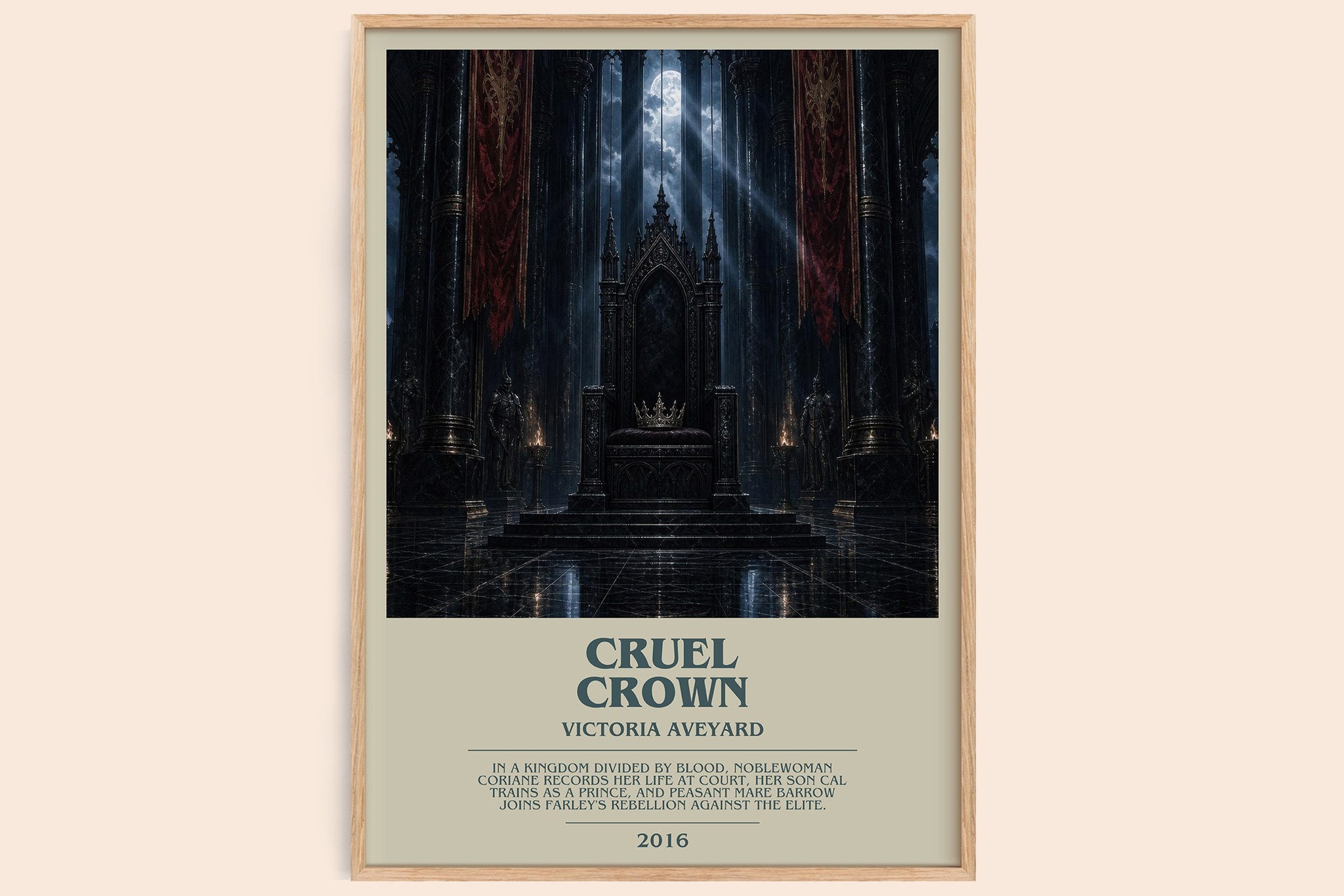 Cruel Crown Bookish Wall Art by Victoria Aveyard