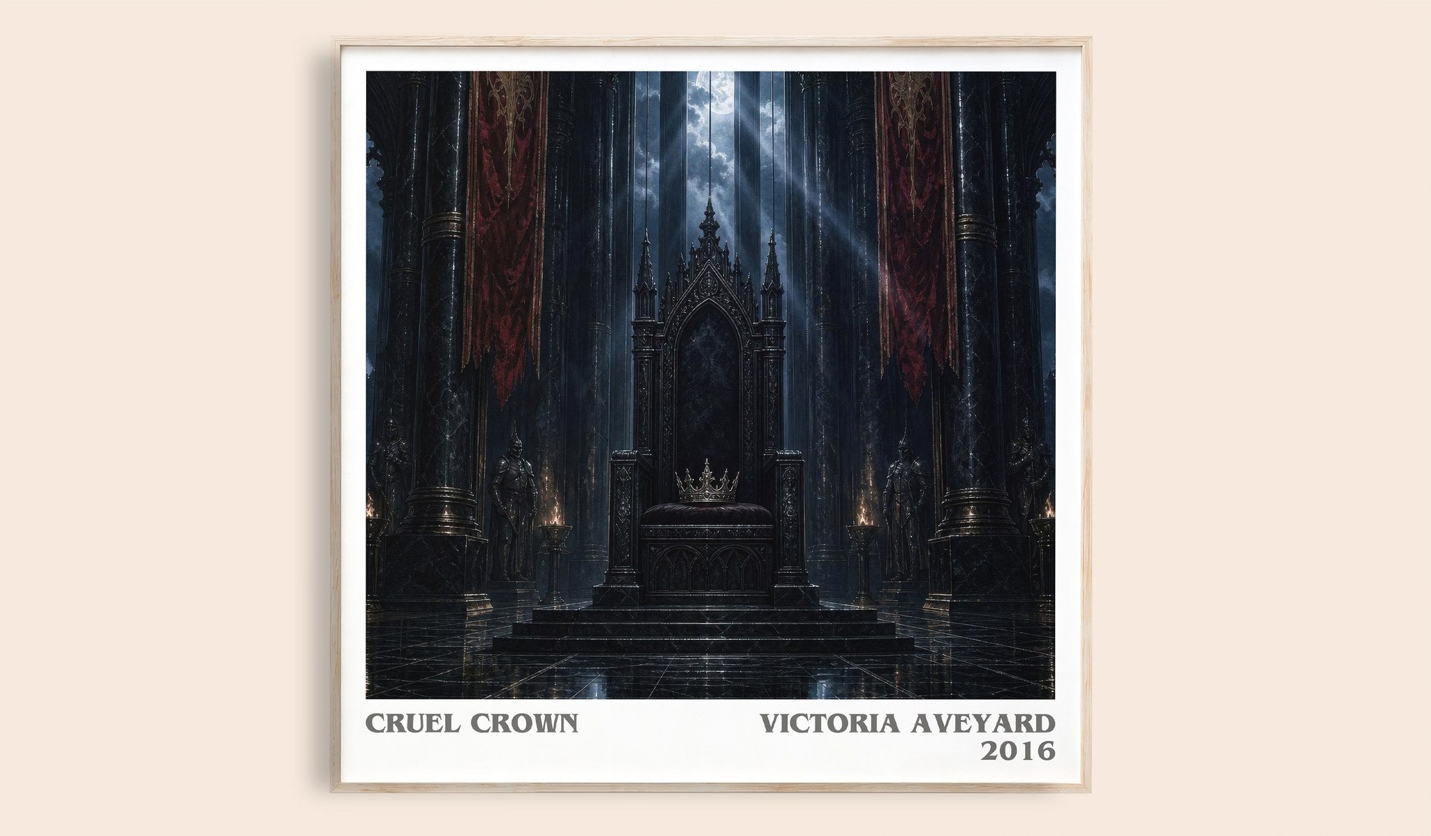 Cruel Crown Literary Art Print by Victoria Aveyard