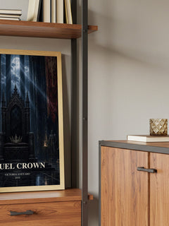 Cruel Crown book watercolour illustration paper finish options – matte satin gloss