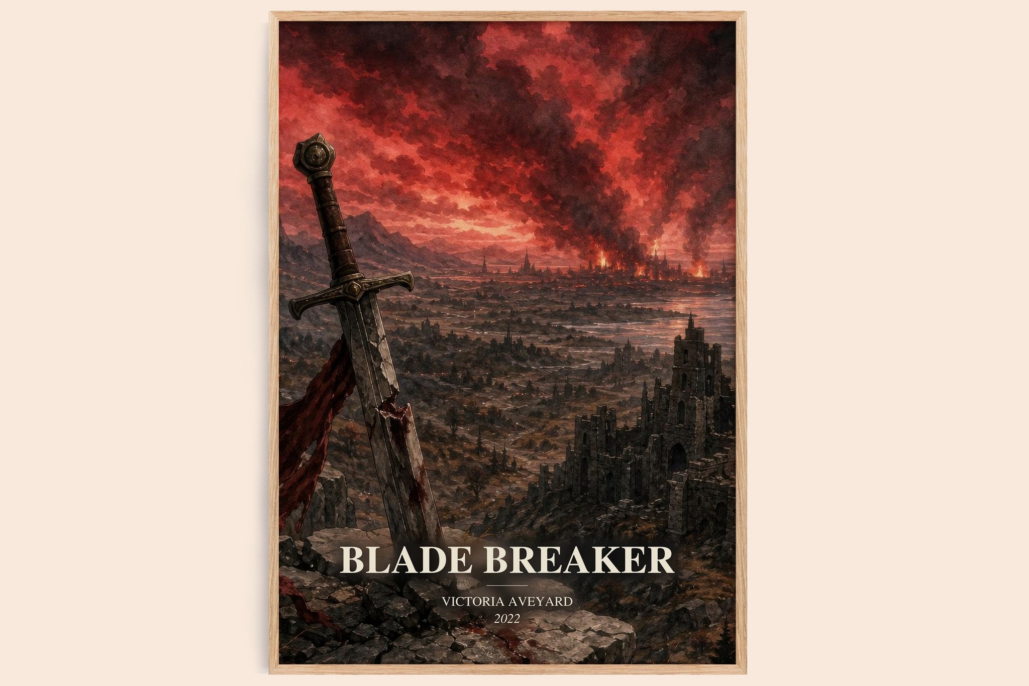 Blade Breaker Book Watercolour Illustration by Victoria Aveyard