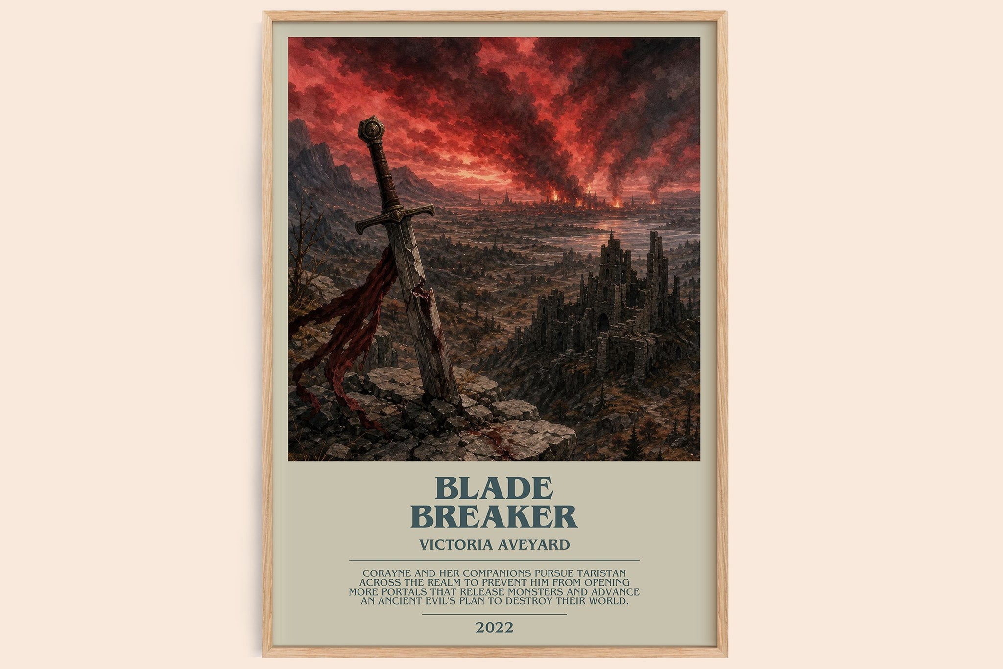 Blade Breaker Bookish Wall Art by Victoria Aveyard
