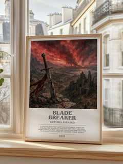 Blade Breaker bookish poster colour and style options – Victoria Aveyard book art
