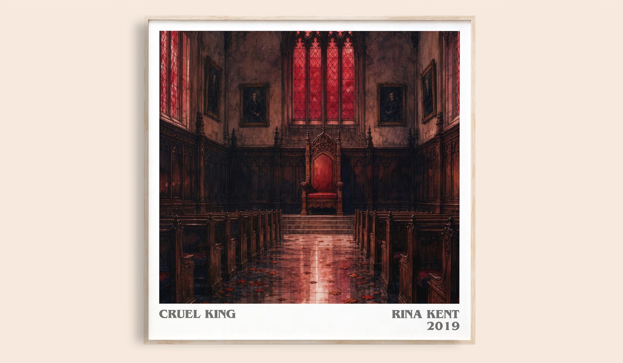 Cruel King Literary Art Print by Rina Kent