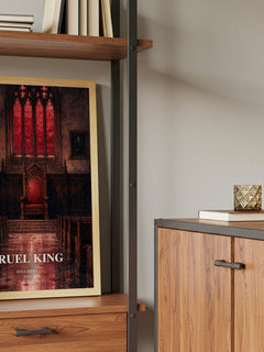 Cruel King book watercolour illustration paper finish options – matte satin gloss