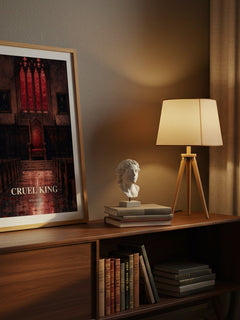 Cruel King watercolour print on bookshelf – Rina Kent fan gift