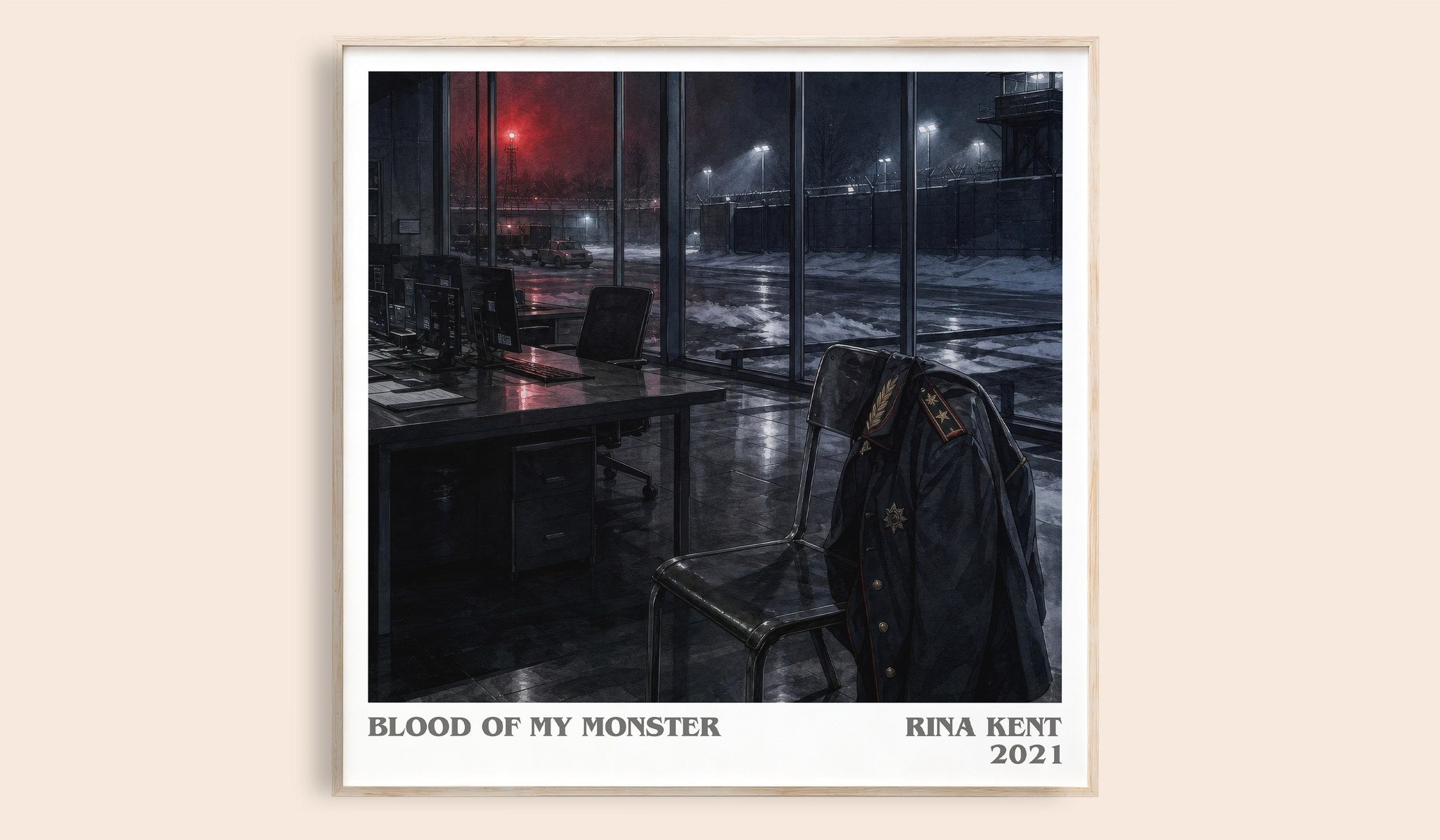 Blood of my Monster Literary Art Print by Rina Kent