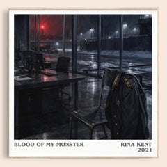 Blood of my Monster literary book poster by Rina Kent – framed literary art print