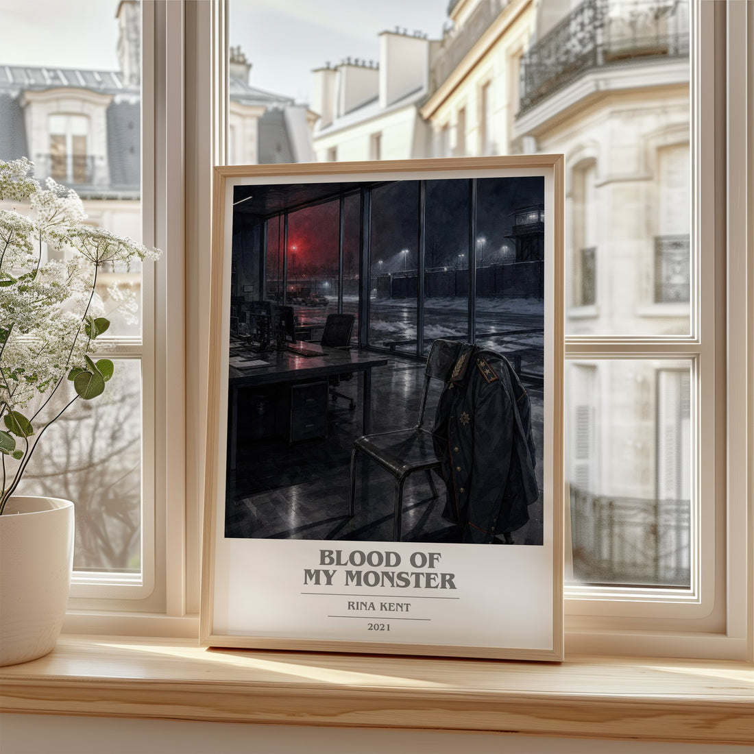 Blood of my Monster book cover poster colour and style options – Rina Kent book art