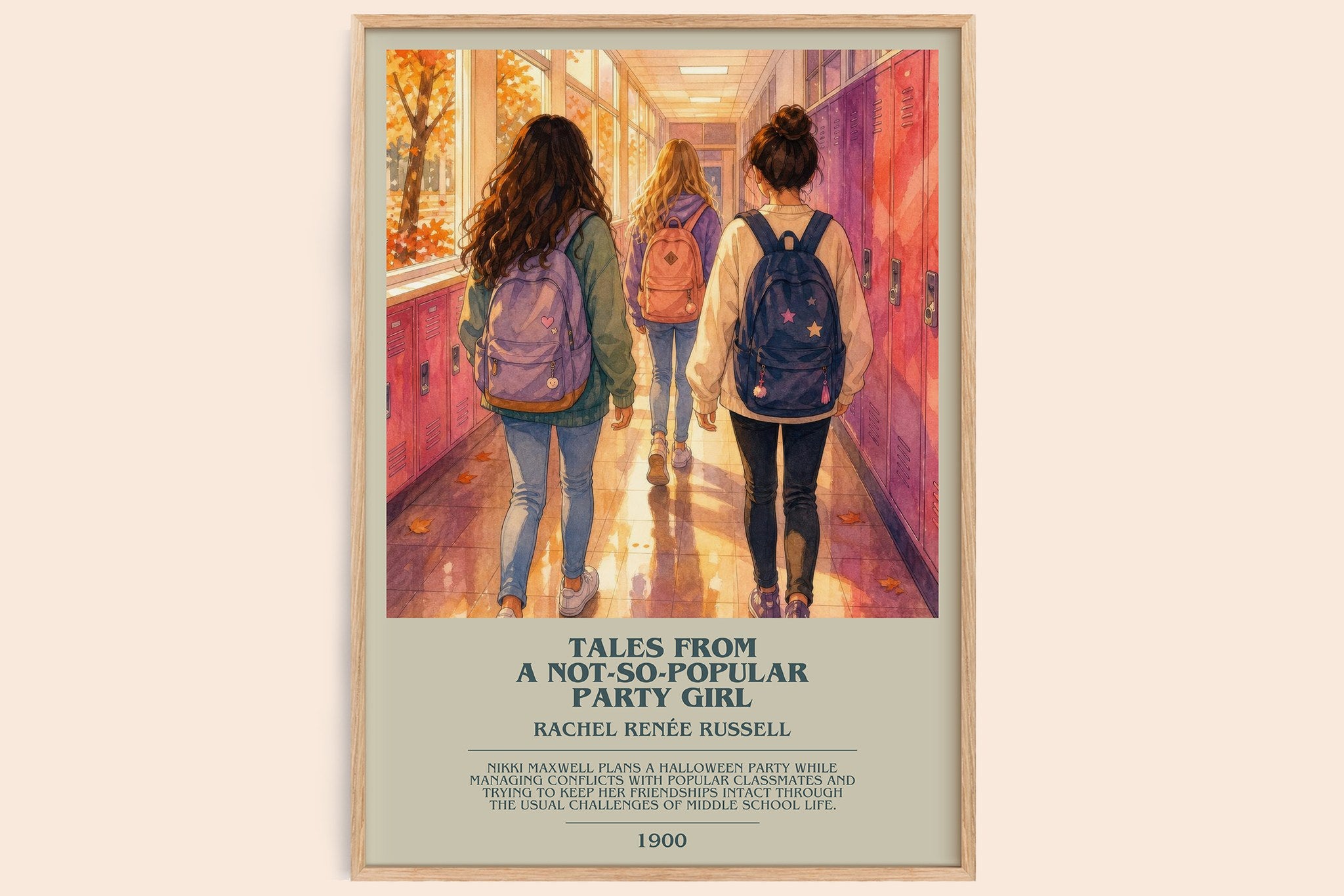 Tales from a not-so-popular party girl Bookish Wall Art by R. Russell