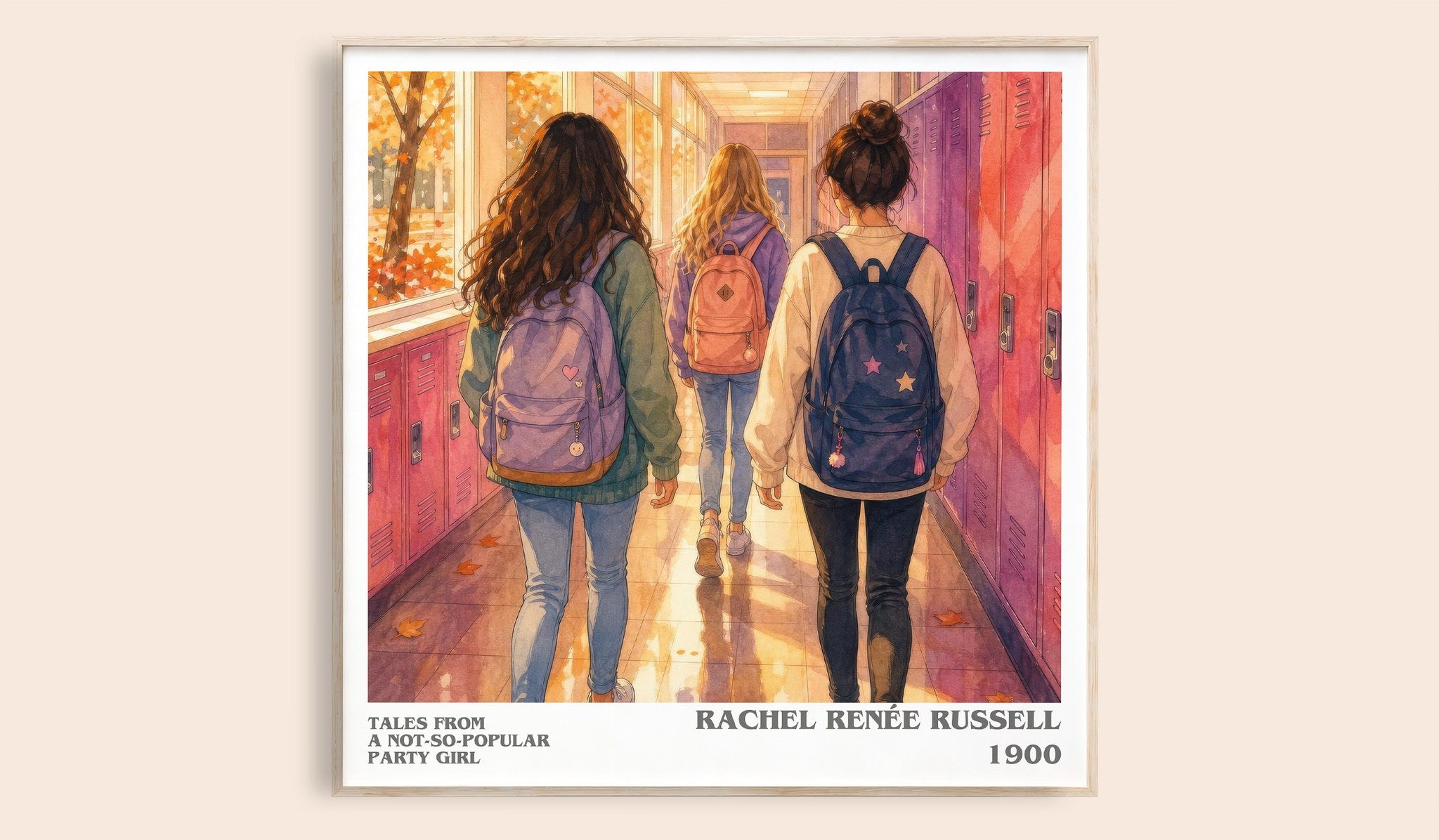 Tales from a not-so-popular party girl Literary Art Print by Rachel Renée Russell