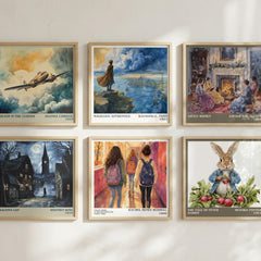 Tales from a not-so-popular party girl literary art print colour and style options – Rachel Renée Russell book art