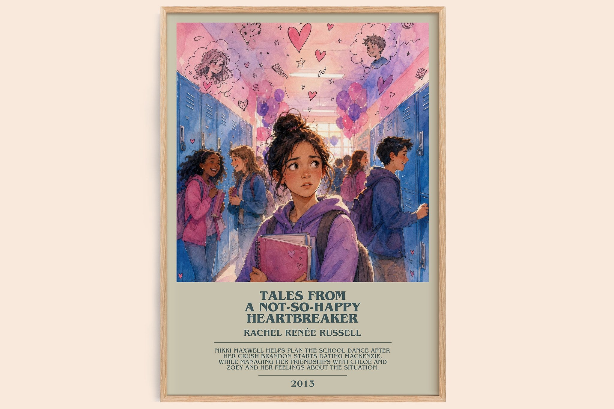 Tales from a not-so-happy heartbreaker Bookish Wall Art by R. Russell