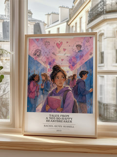 Tales from a not-so-happy heartbreaker book cover poster colour and style options – Rachel Renée Russell book art