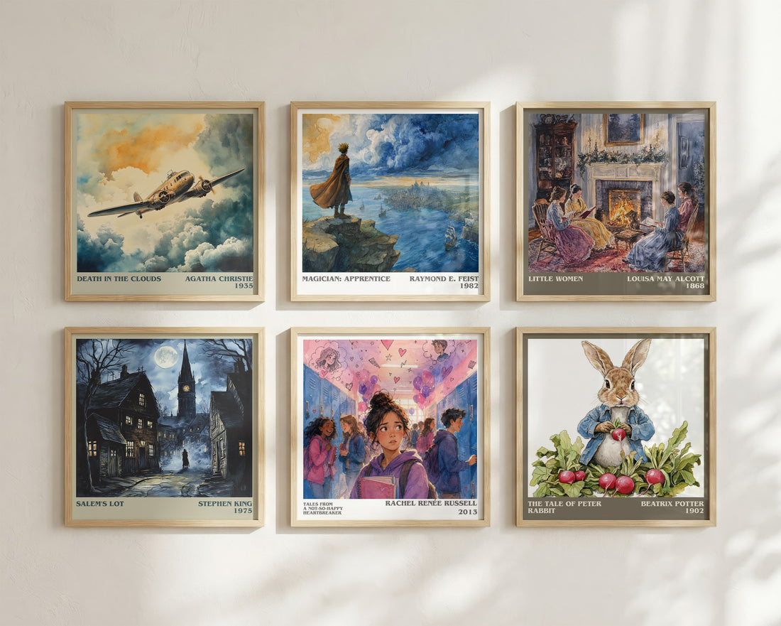 Tales from a not-so-happy heartbreaker literary art print colour and style options – Rachel Renée Russell book art