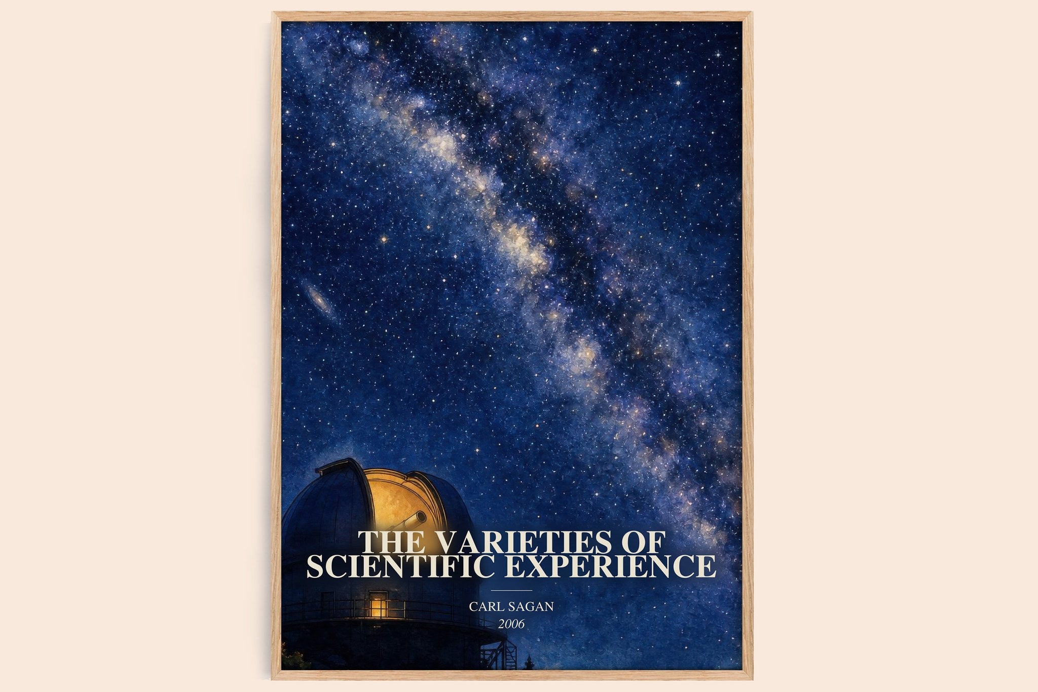 The Varieties of Scientific Experience Book Watercolour Illustration by Carl Sagan