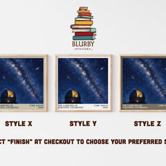 The Varieties of Scientific Experience literary print in frame leaning in hallway – non fiction wall art