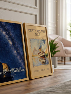 The Varieties of Scientific Experience watercolour print framed by window – literary home decor