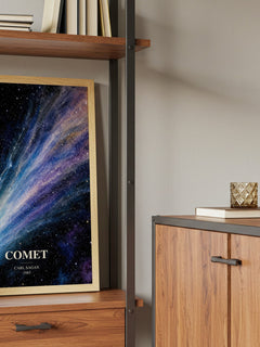 Comet book watercolour illustration paper finish options – matte satin gloss