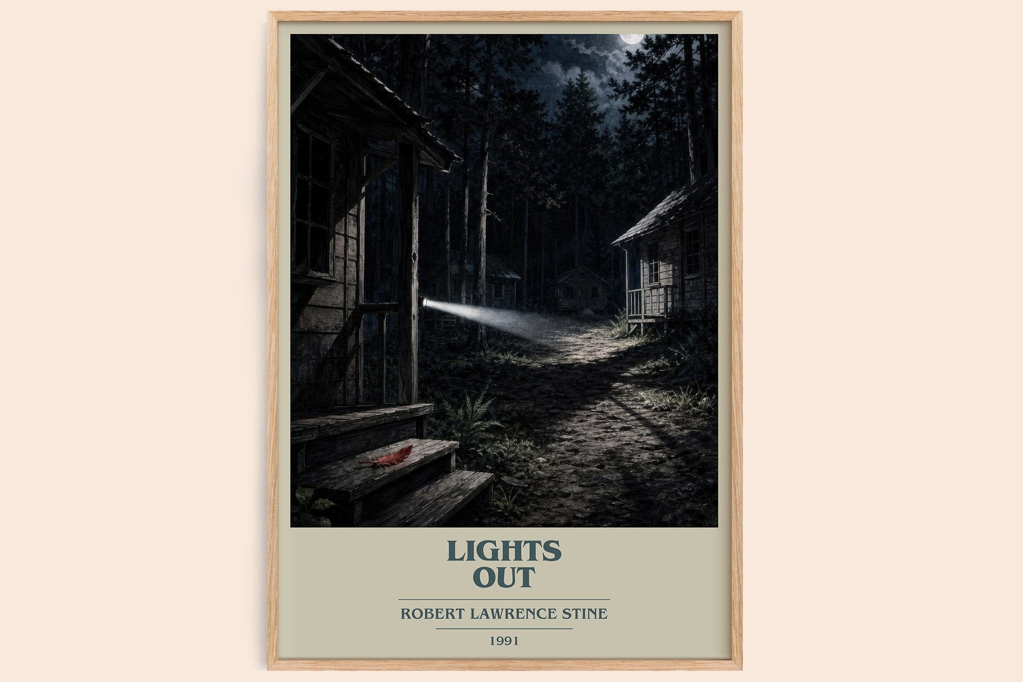 Lights Out Book Cover Poster by Robert Lawrence Stine