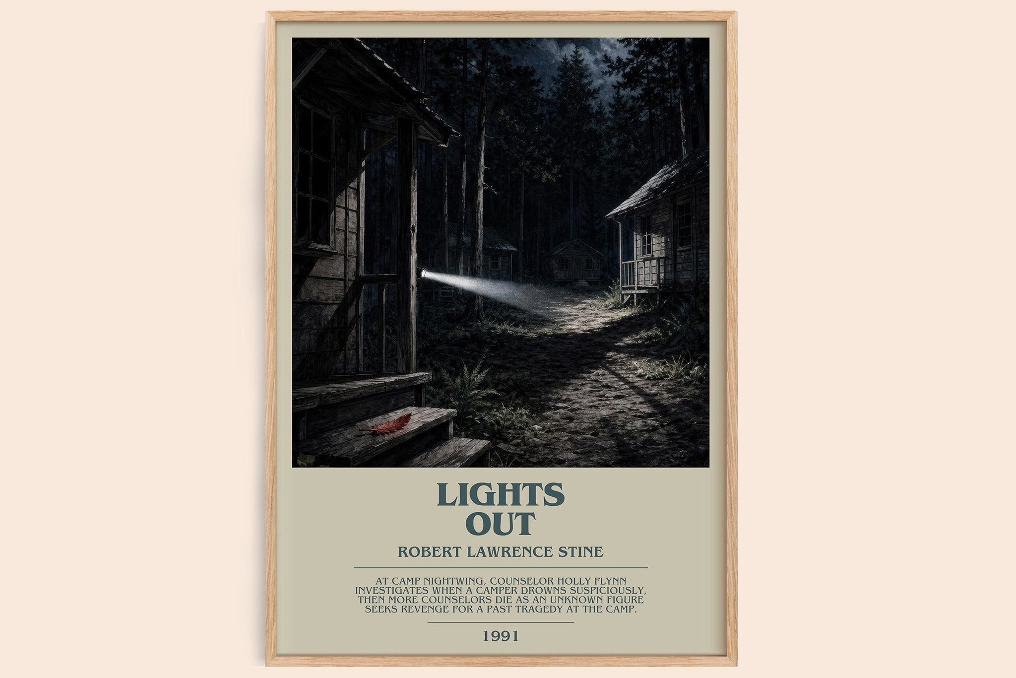 Lights Out Bookish Wall Art by Robert Lawrence Stine