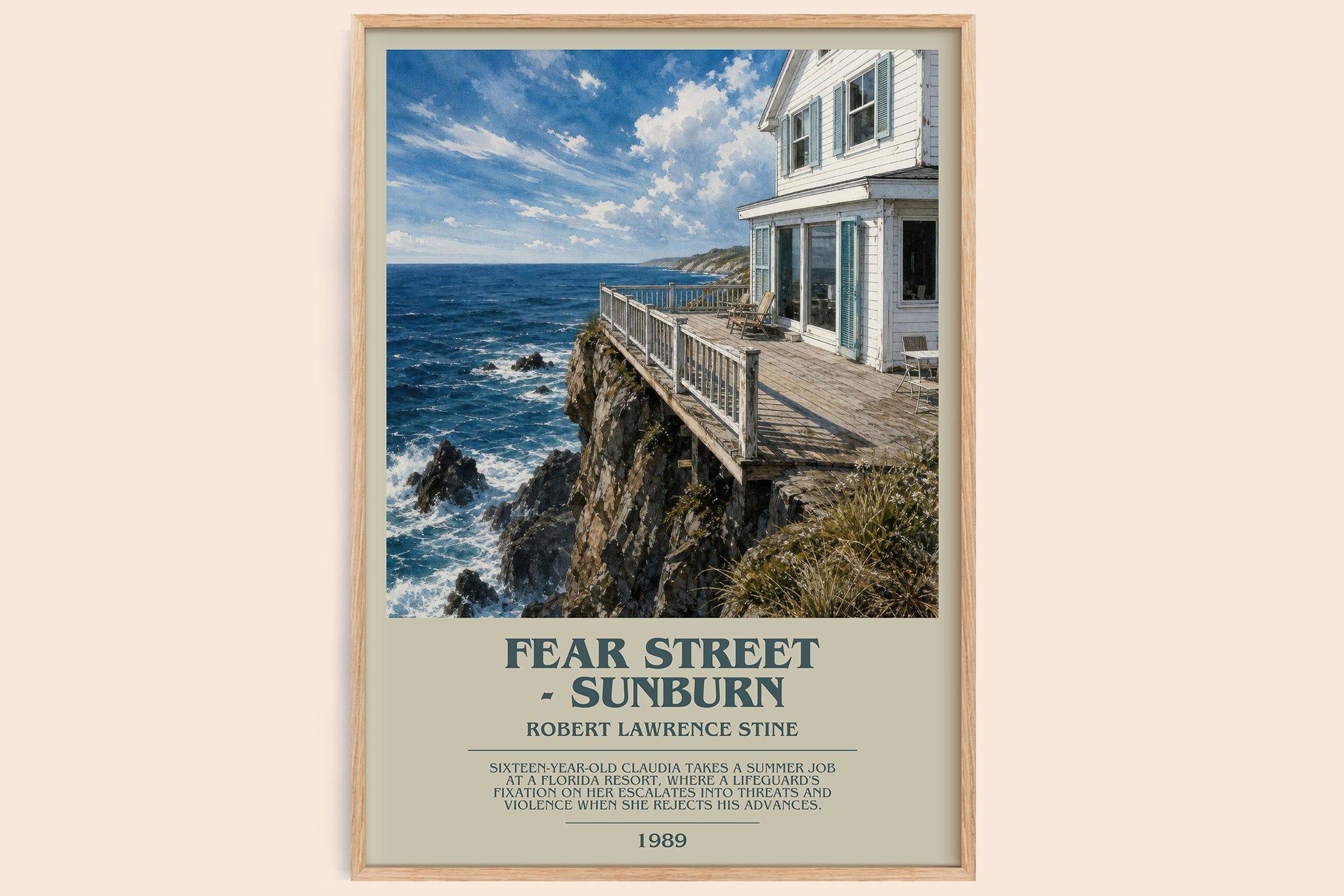 Fear Street - Sunburn Bookish Wall Art by Robert Lawrence Stine