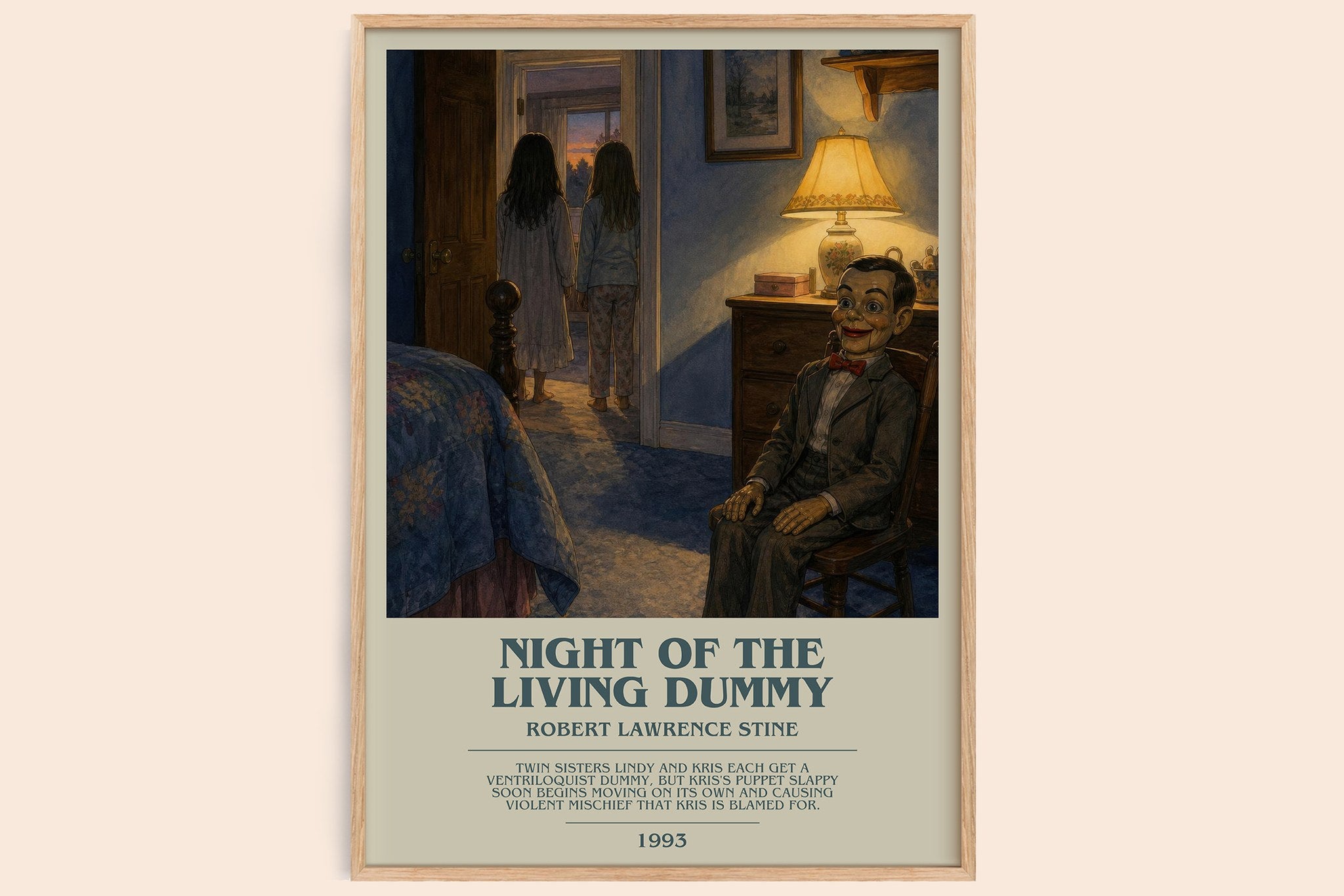 Night of the Living Dummy Bookish Wall Art by Robert Lawrence Stine