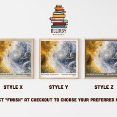 The Magic of Reality literary print in frame leaning in hallway – non fiction wall art