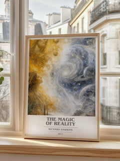 The Magic of Reality book cover poster colour and style options – Richard Dawkins book art