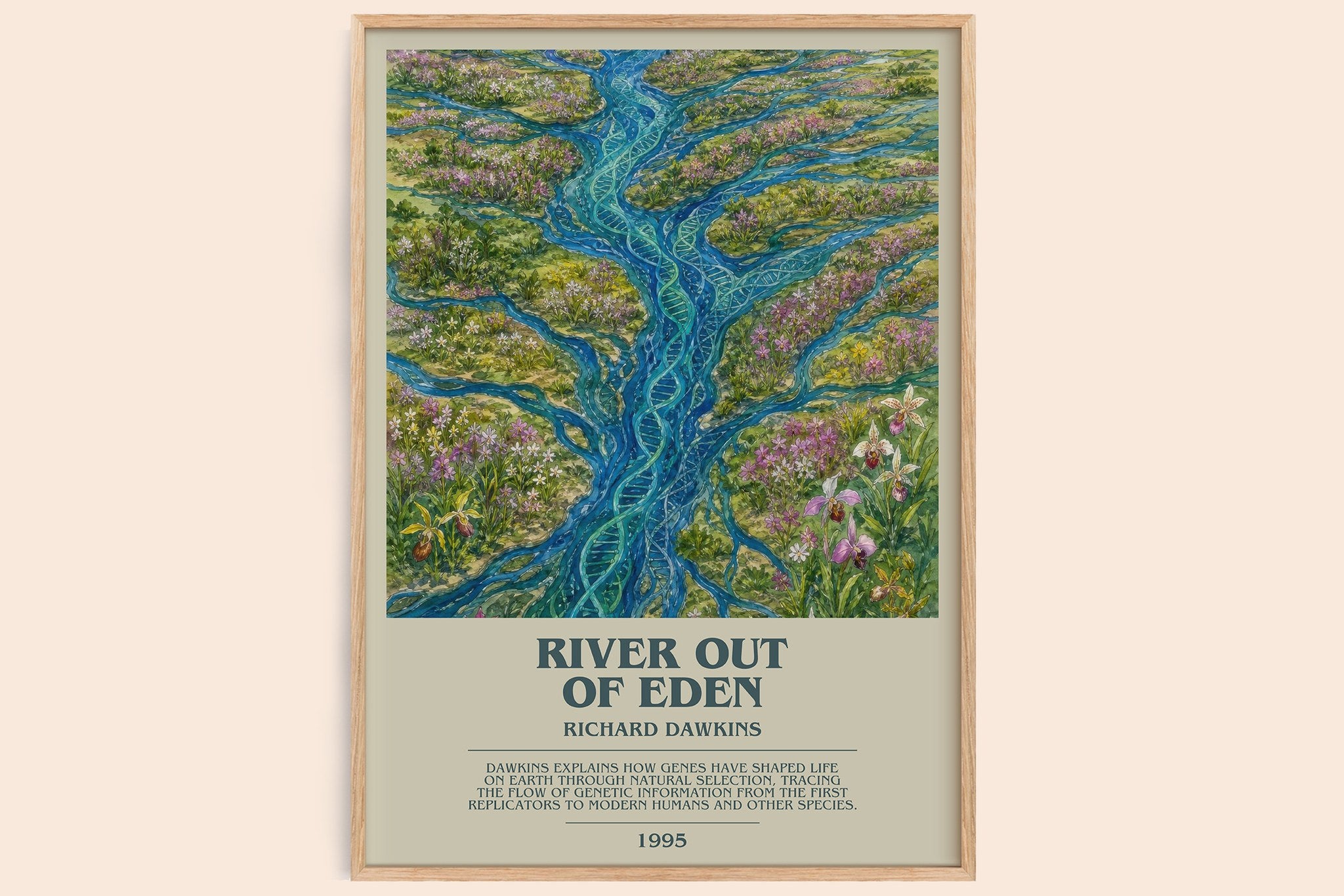 River out of Eden Bookish Wall Art by Richard Dawkins